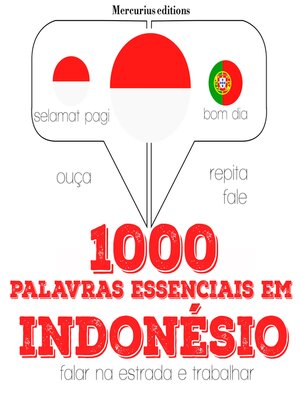 cover image of 1000 palavras essenciais em indonésio